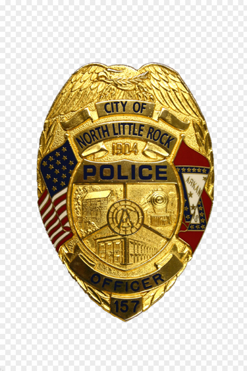 Badge North Little Rock Police Department And Fire PNG