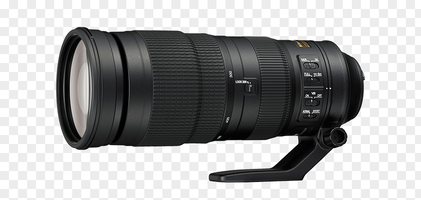 Camera Lens Nikon AF-S Nikkor 200mm-500mm F/5.6 ED VR Telephoto PNG