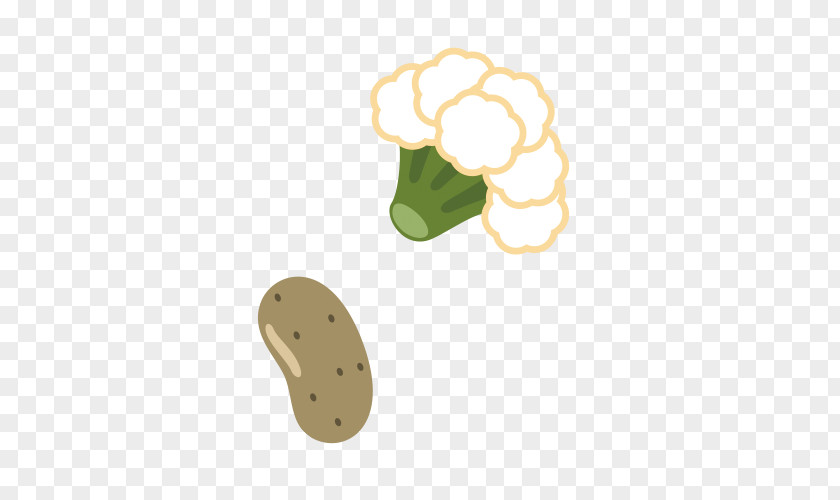 Cartoon Cauliflower Potatoes Download PNG