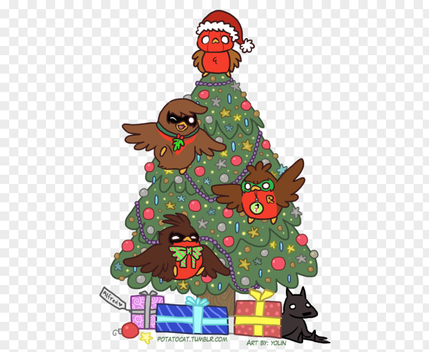 Christmas Tree Dick Grayson Batman Santa Claus PNG