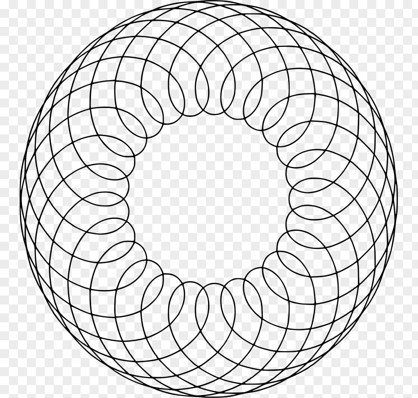 Circular Pattern Circle Geometry Shape Drawing PNG