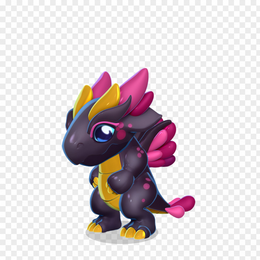 Dragon Mania Legends Figurine Legendary Creature Purple PNG