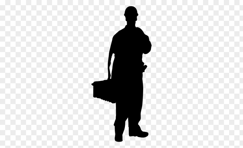 Construction Workers Silhouettes Silhouette Suit PNG