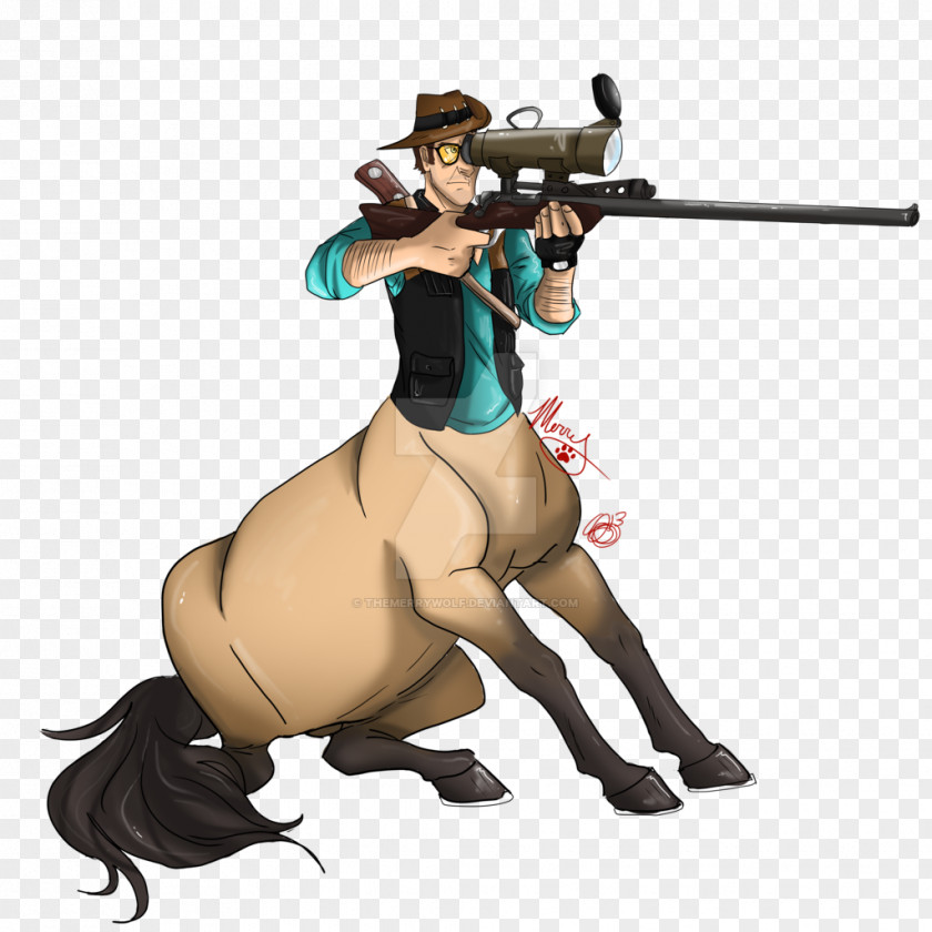 Sniper Wolf Centaurides Art Horse Photography PNG