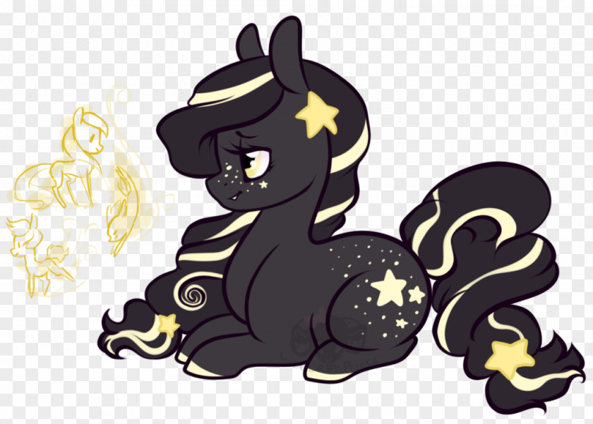 Stars Shine Horse Pony Vertebrate Mammal Animal PNG