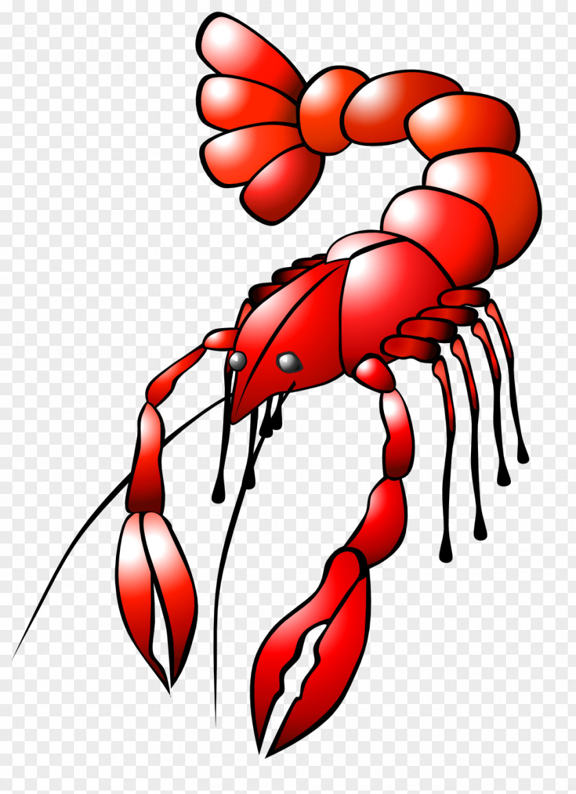 Trapper Arne Lobster Crayfish Cartoon Clip Art PNG