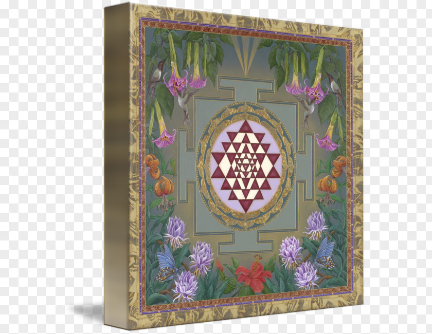 Yantra Sri Mandala Art Tripura Sundari PNG