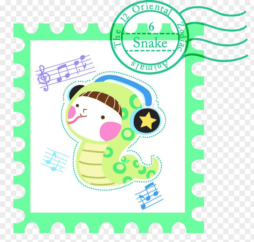 Abacaxi Stamp Vector Graphics Image Chinese Zodiac Cartoon PNG