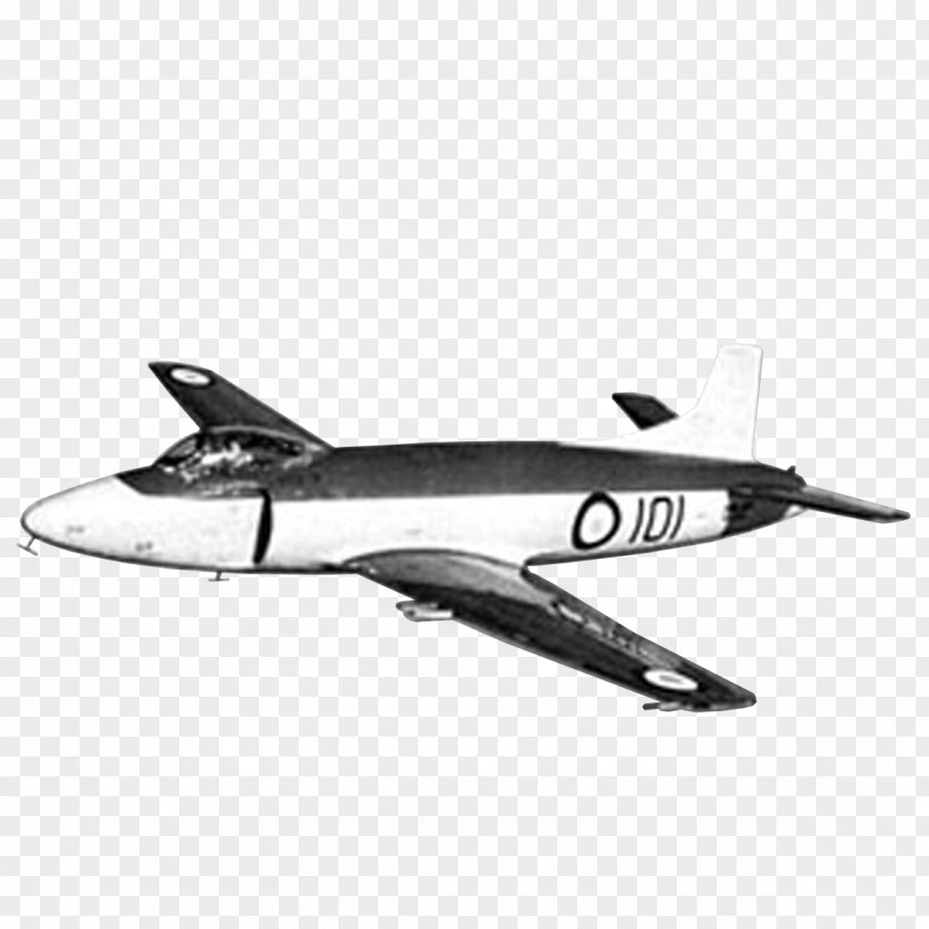 Airplane Fighter Aircraft Supermarine Attacker Jet PNG