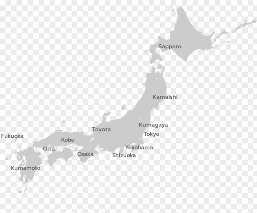 MAP JAPAN Japanese Maps Archipelago Geography 黒崎播磨（株） 東京支店 PNG