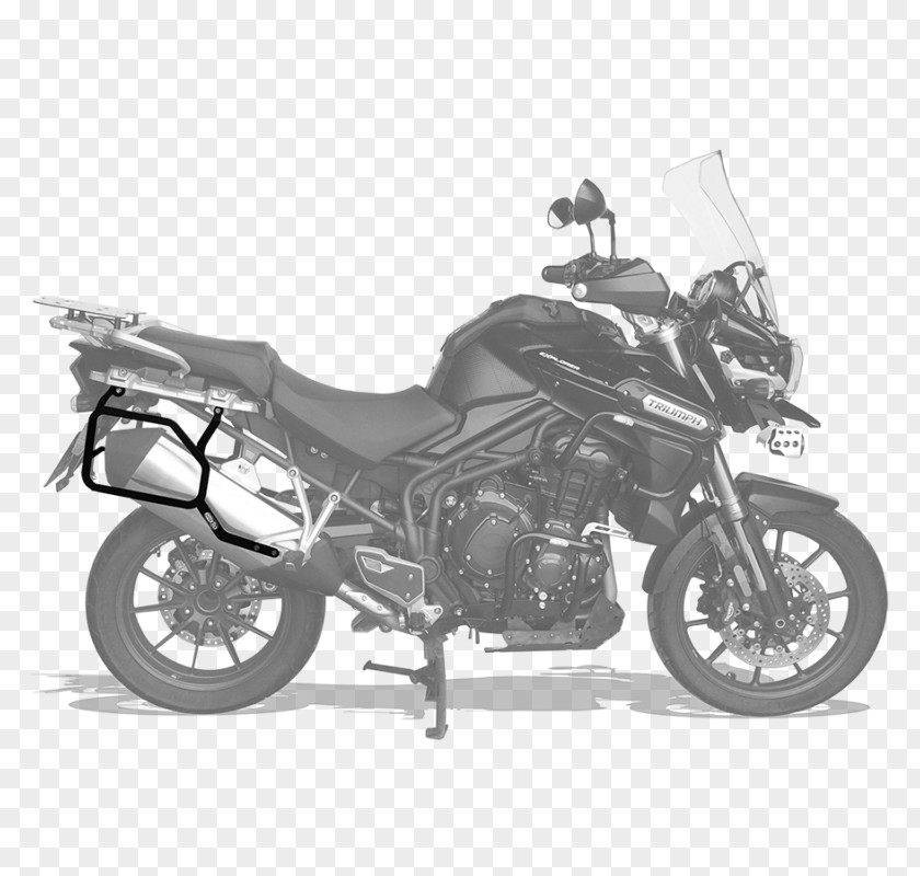 Motorcycle Triumph Motorcycles Ltd Bajaj Auto Tiger Explorer Exhaust System PNG