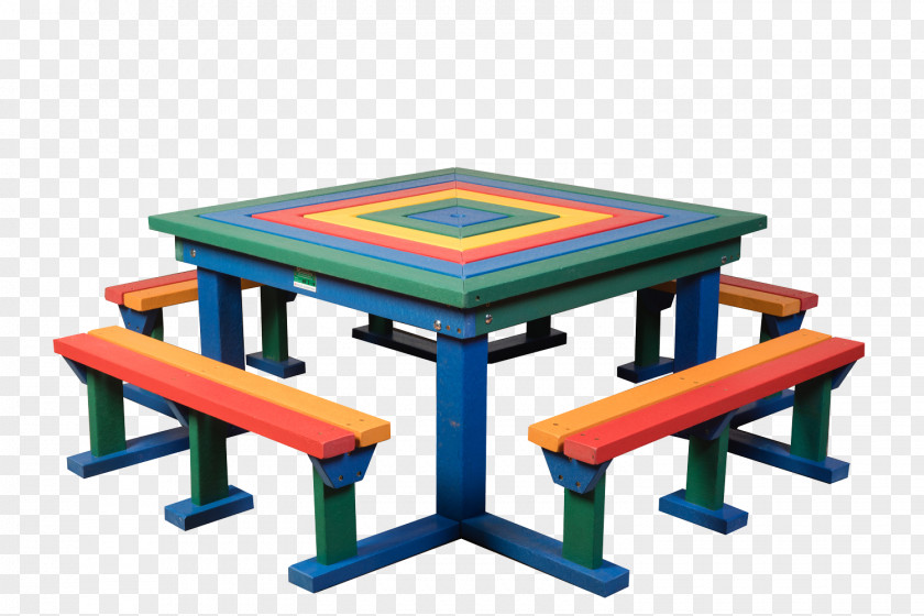 Table Bench Plastic Recycling Flowerpot PNG