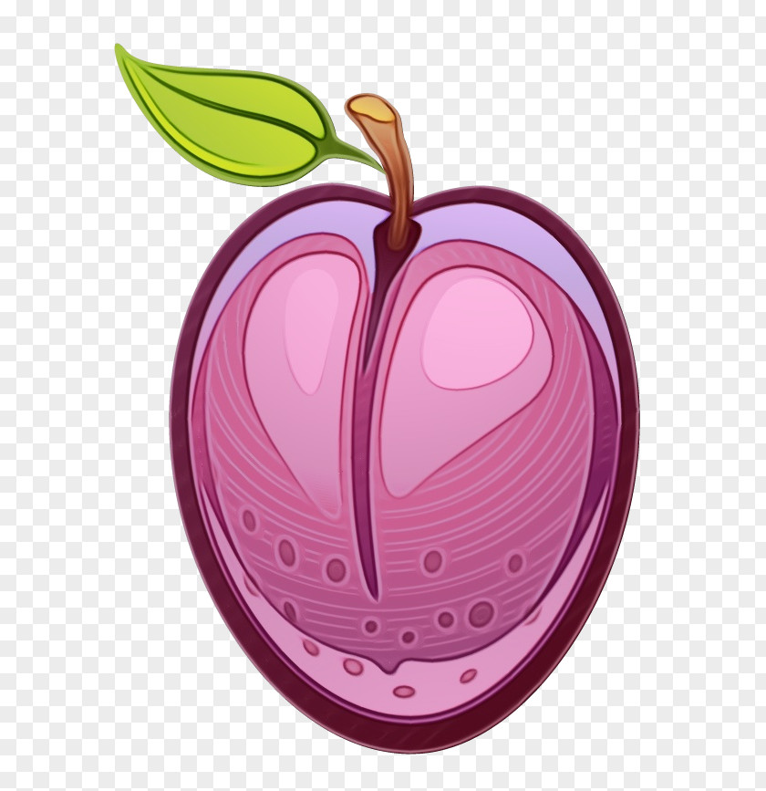 Apple Tree Leaf Fruit Heart Plant Clip Art PNG