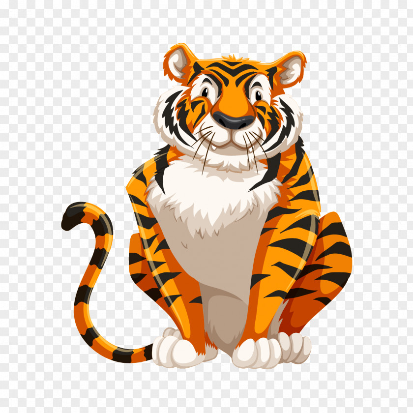 Beautiful Tiger Bengal Vector Graphics Stock Illustration Diagram Royalty-free PNG