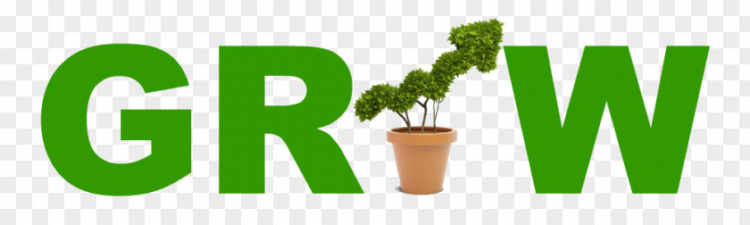 Business Grow Logo Brand Green Energy PNG
