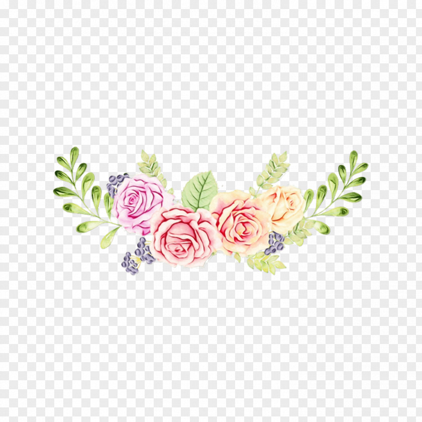 Garden Roses Floral Design PNG
