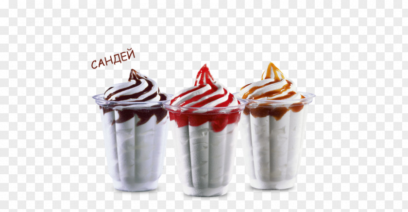 Ice Cream Sundae Hamburger Fast Food KFC PNG