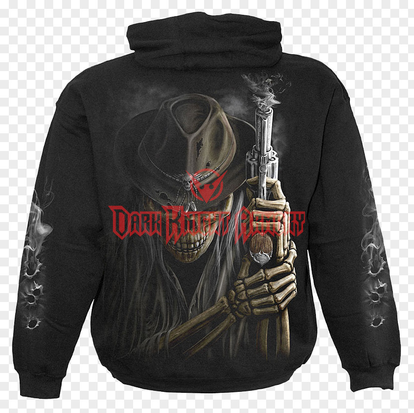 Smoking Gun Death Hoodie YouTube Human Skull Symbolism Art PNG