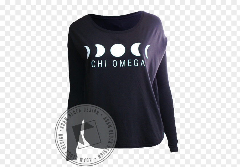 Chi Omega Long-sleeved T-shirt Shoulder PNG