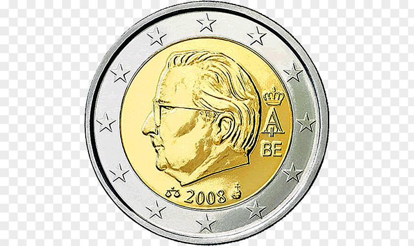 Coin Belgium Belgian Euro Coins 2 PNG