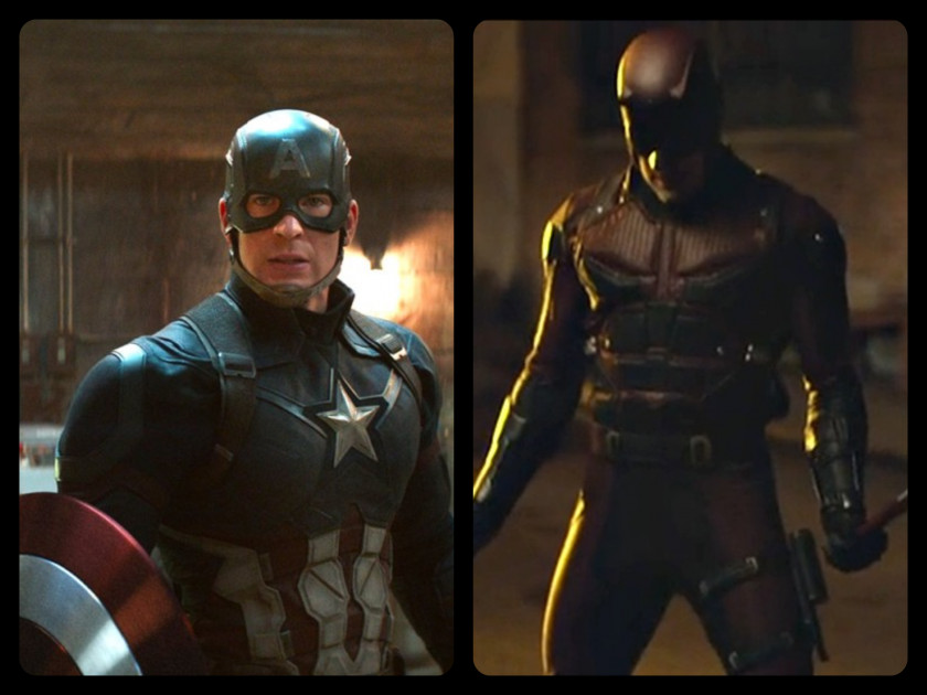 Daredevil Captain America Vision Spider-Man Marvel Cinematic Universe Studios PNG