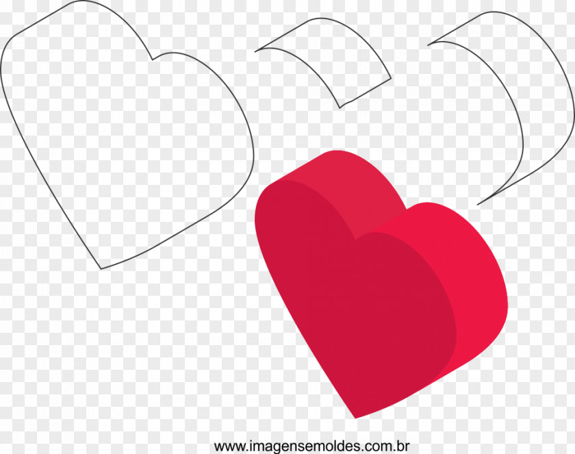 Moldes Molde Heart Handicraft Felt Textile PNG