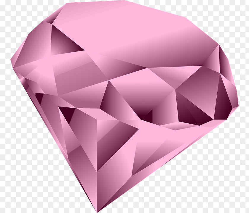 Pink Diamond Heart Clipart Clip Art PNG