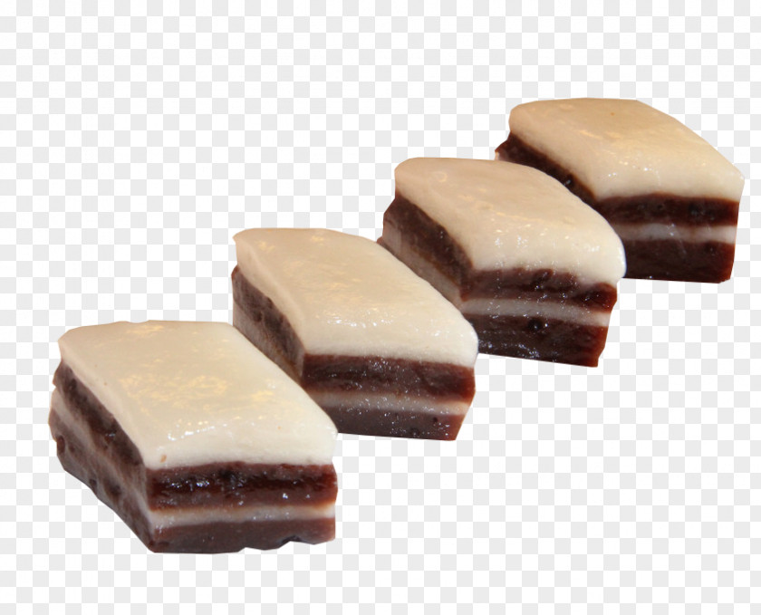 Two-color Horseshoe Cakes Water Chestnut Cake Taro Dominostein Chocolate PNG