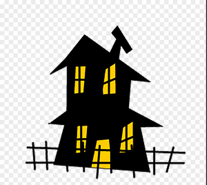 Halloween House Drawing Clip Art PNG