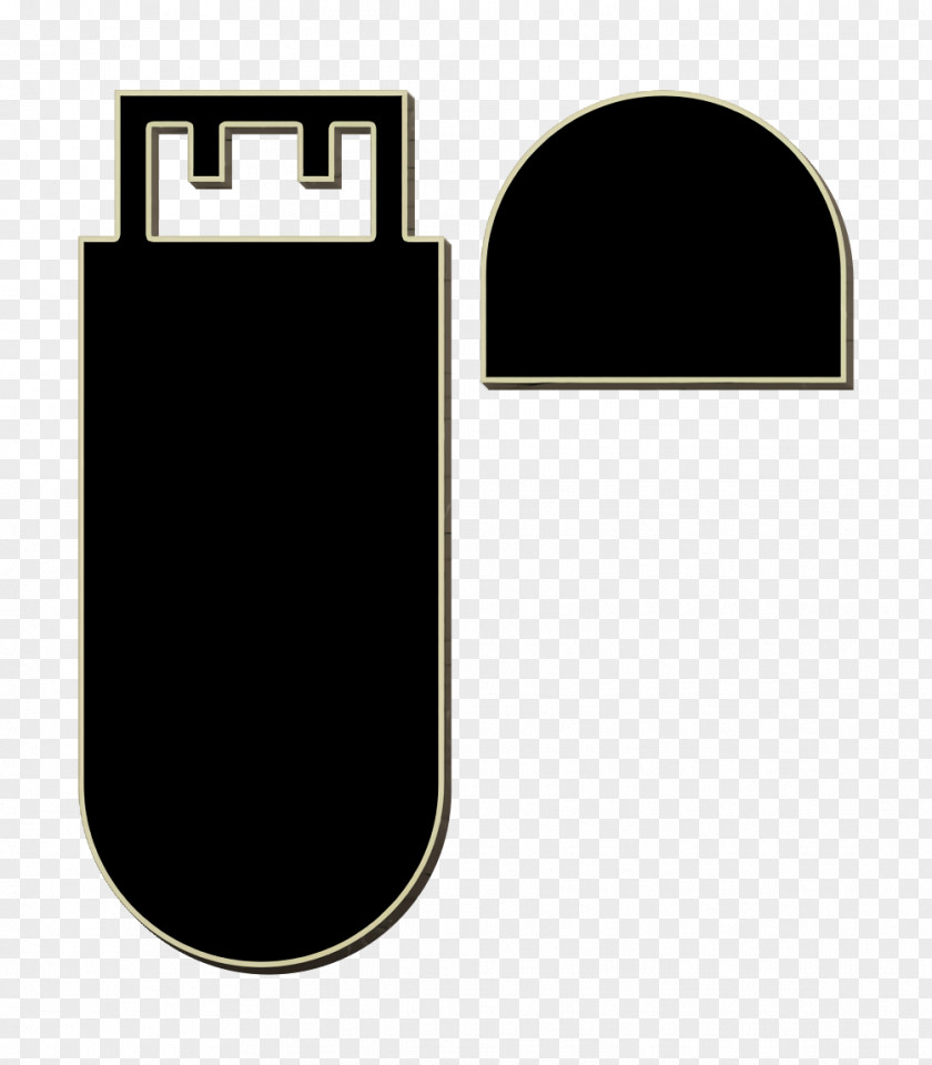 Rectangle Flash Memory Connector Icon Data Dongle PNG