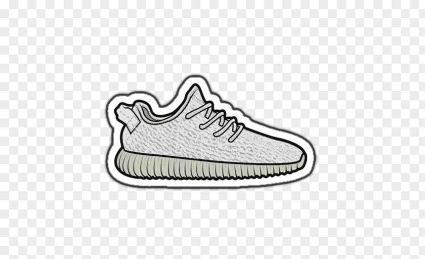Adidas Yeezy Sneakers Drawing T-shirt PNG
