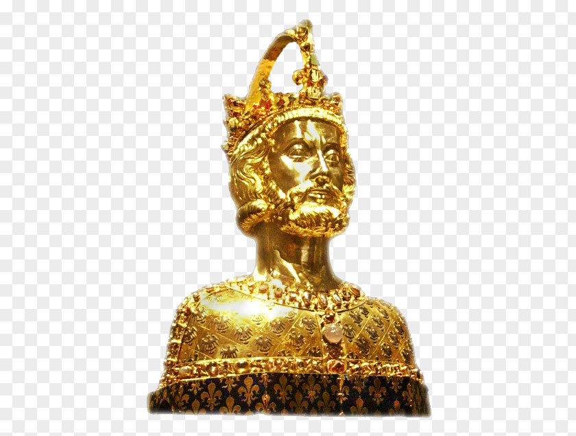 Bust Of Charlemagne Late Middle Ages Francia PNG
