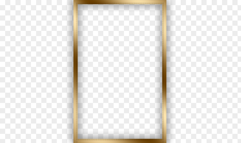 Golden Square Frame Text Picture Angle Pattern PNG