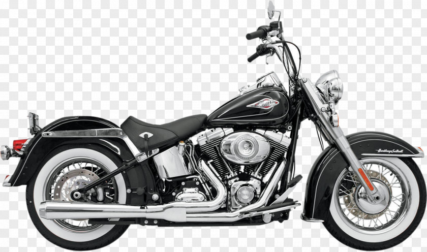 Harleydavidson Flstf Fat Boy Exhaust System Softail Harley-Davidson Motorcycle Car PNG