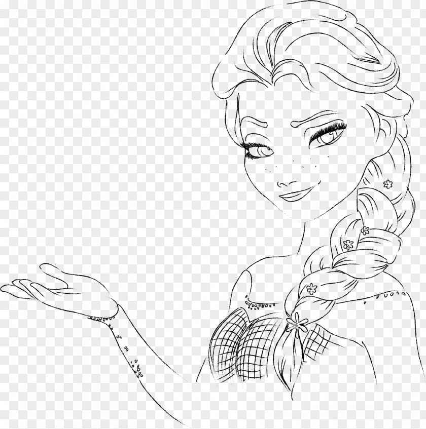 Thriving Anna Elsa Kristoff Olaf Coloring Book PNG
