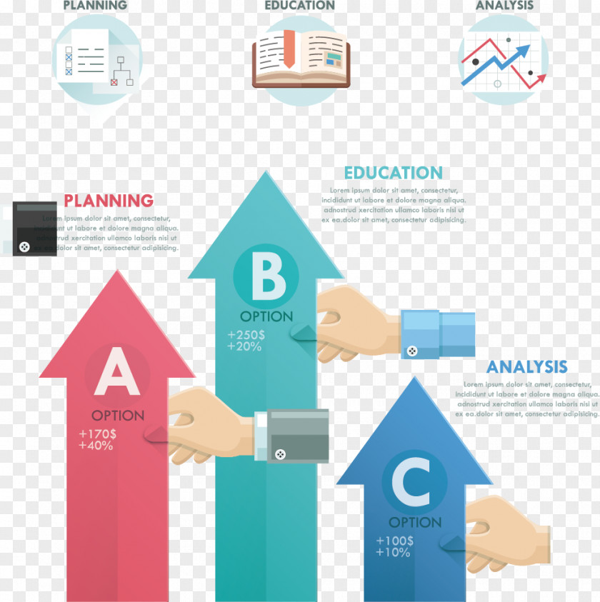 Vector Business Chart Infographic Diagram Graphic Design PNG