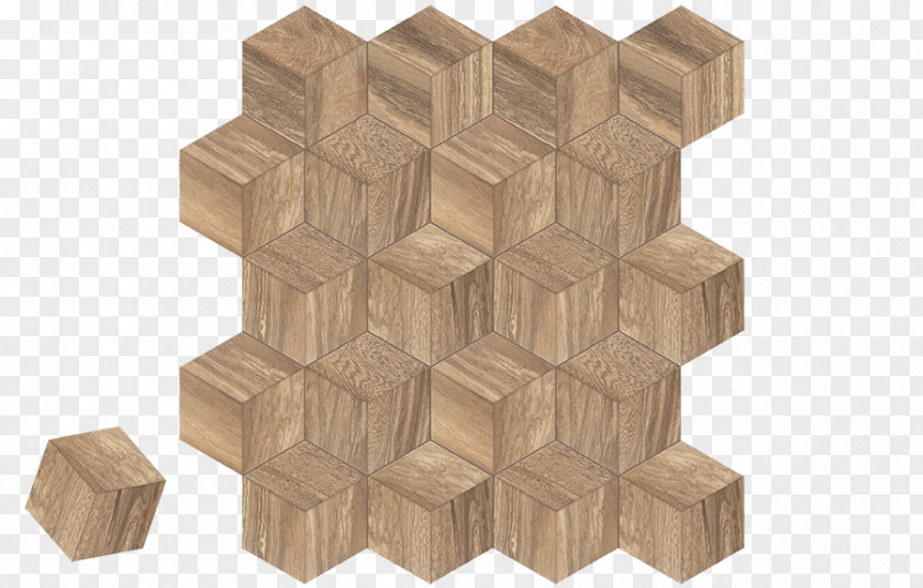 Wood Flooring Hexagon Tile PNG