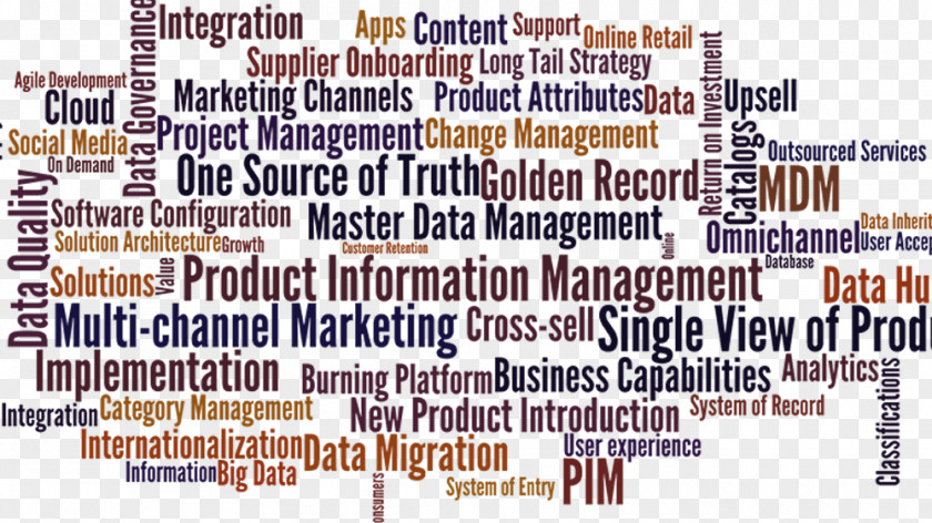 Business Product Information Management Master Data Technology PNG