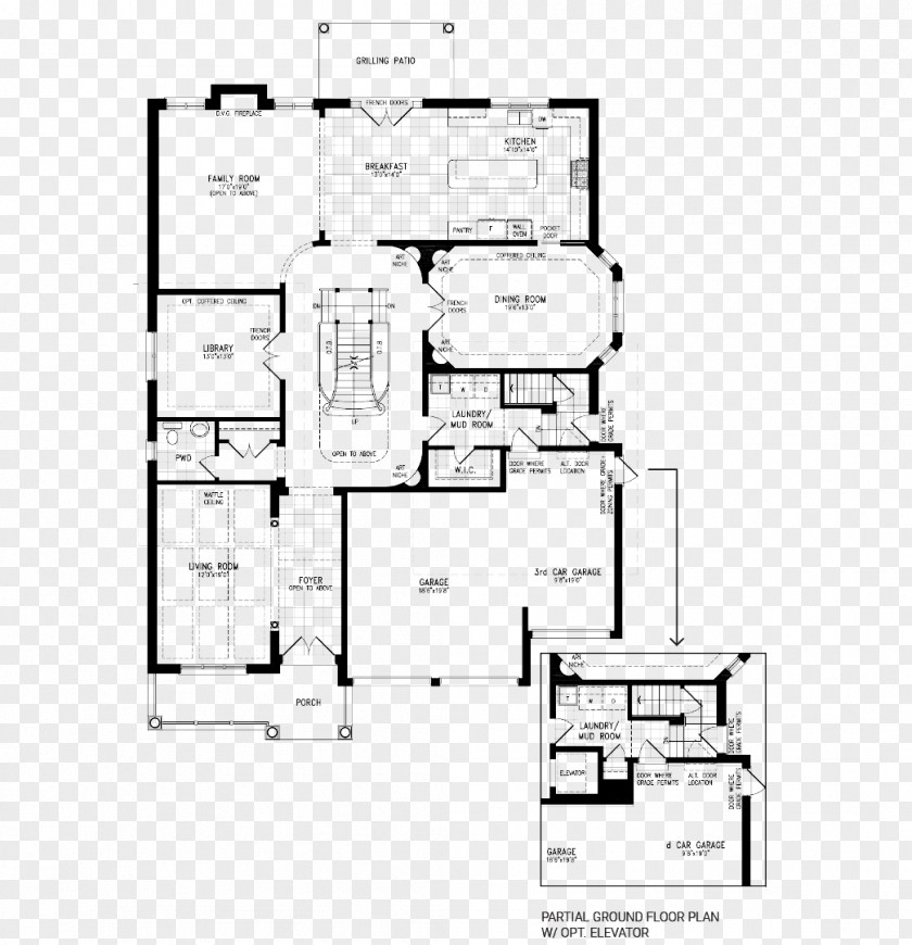 Design Floor Plan Furniture PNG