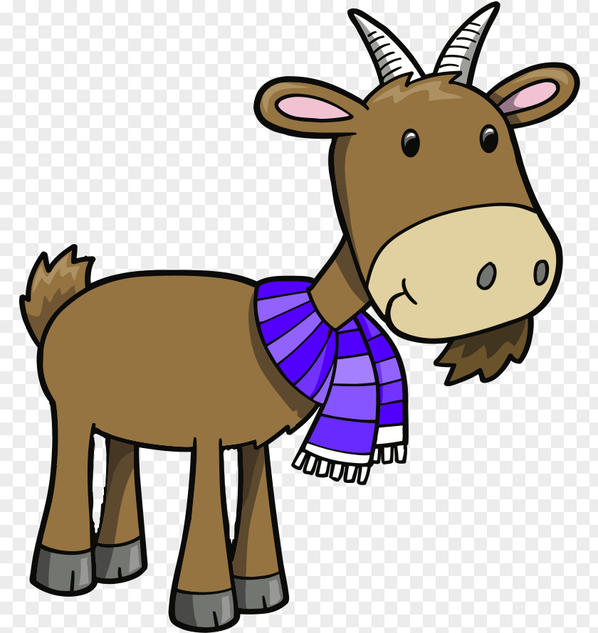 Goats Snout Cartoon Burro Animal Figure Livestock Bovine PNG