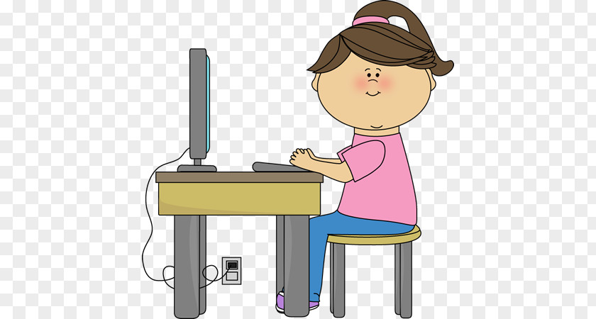 Images Of Computer Child Clip Art PNG