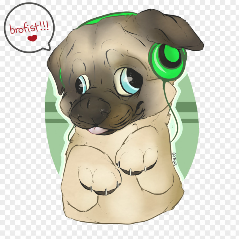 Puppy PewDiePug Dog Breed Colors! 3D PNG