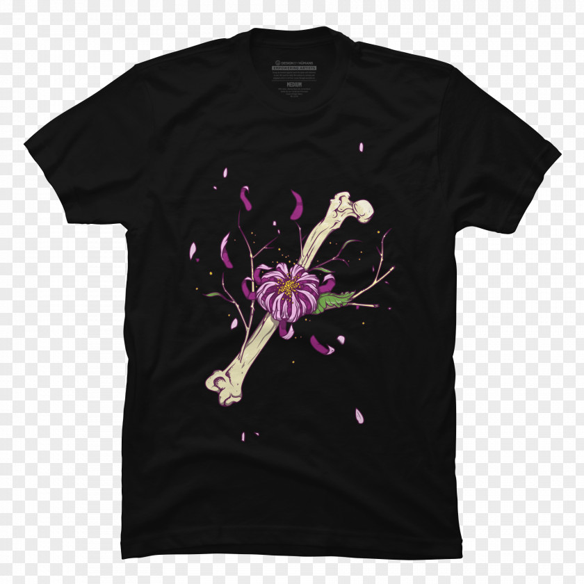 Flower Bones T-shirt Minnie Mouse Hoodie Clothing PNG