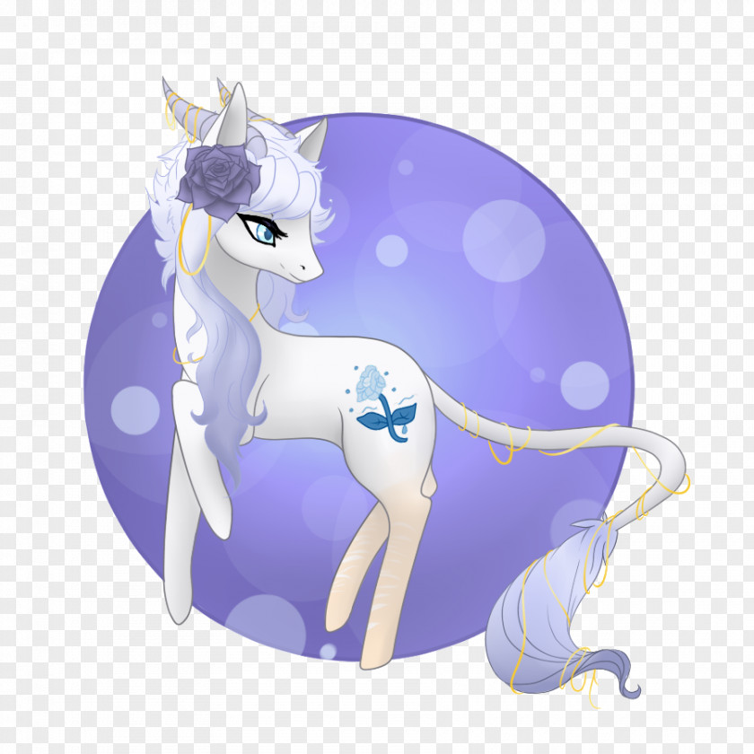 Icy Horse Pony Purple Violet Unicorn PNG