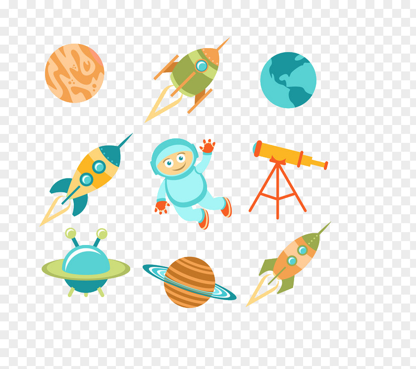 Planet Outer Space Euclidean Vector Illustration PNG