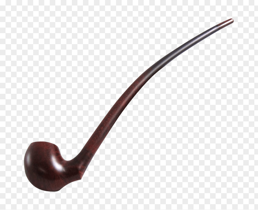 Wood Tobacco Pipe Churchwarden Smoking Glass PNG