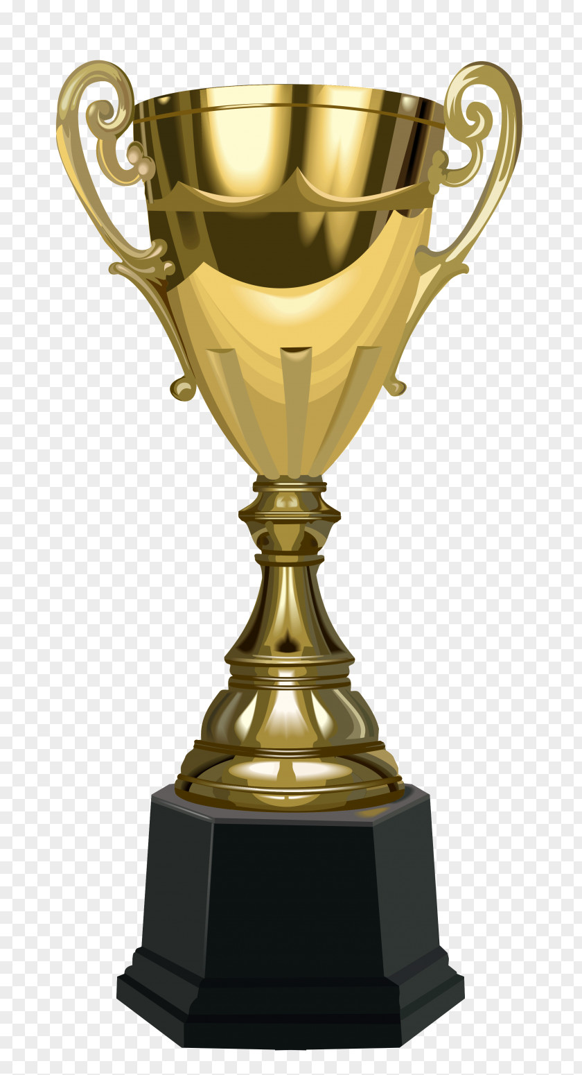Golden Cup Trophy Clip Art PNG
