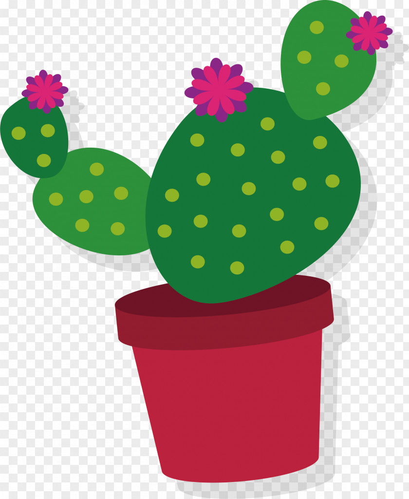 Lovely Cactus Cactaceae Euclidean Vector Clip Art PNG