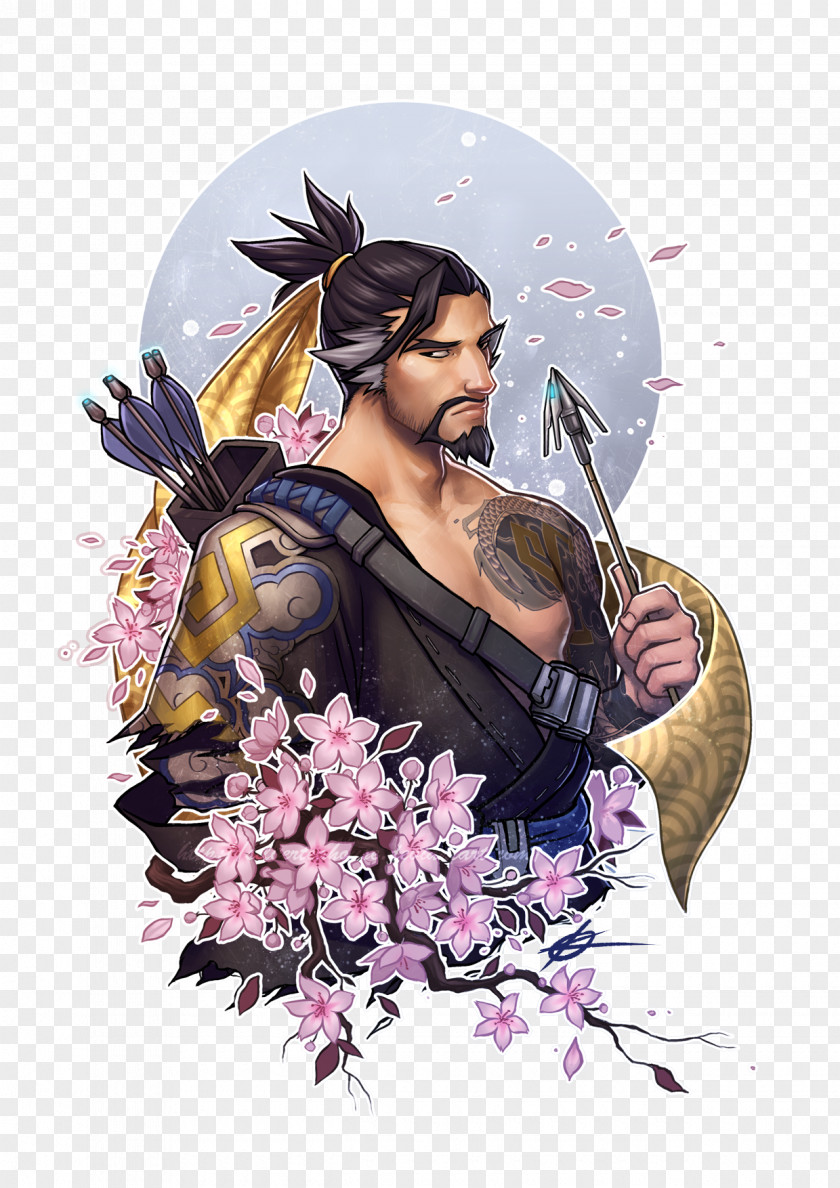 Overwatch Hanzo Fan Art Drawing PNG art Drawing, teahouse clipart PNG
