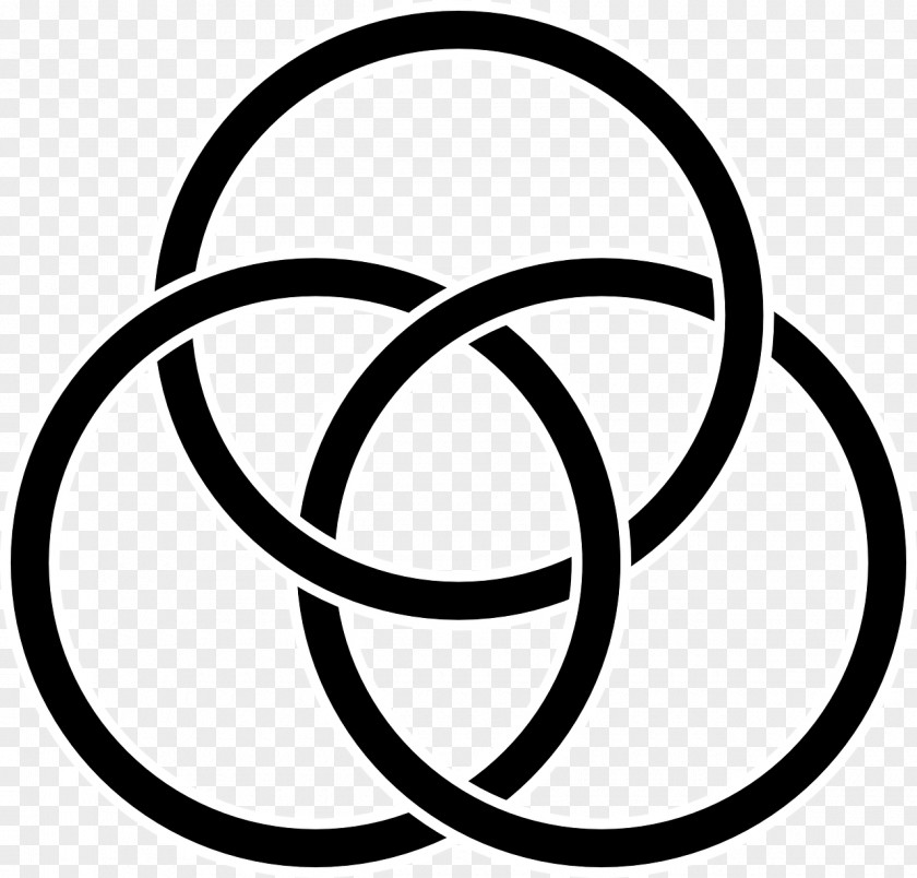 Ring Borromean Rings Trinity Triquetra Symbol PNG